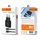 KIT CARREGADOR TURBO 20W VOLT MAX TIPO C HREBOS CRG-211CC