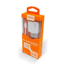 KIT CARREGADOR DE TOMADA KAIDI KD-301A 2.4A PARA IPHONE