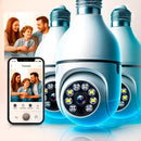 KIT 3 CÂMERAS SEGURANÇA IP WIFI 360º BRANCO VISÃO NOTURNA INFAVERMELHO