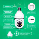 KIT 3 CÂMERAS SEGURANÇA IP WIFI 360º BRANCO VISÃO NOTURNA INFAVERMELHO