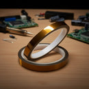 FITA ADESIVA KAPTON 10MM ALTA TEMPERATURA REFLOW REBALLING BGA 33M