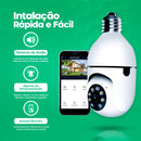 KIT 3 CÂMERAS SEGURANÇA IP WIFI 360º BRANCO VISÃO NOTURNA INFAVERMELHO