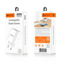 CARREGADOR QUICK CLASSIC 3ª G 12W HREBOS CRG-150