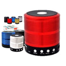 CAIXA DE SOM BLUETOOTH MINI SPEAKER WS-887 CORES SORTIDAS