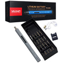 MICRO PARAFUSADEIRA ELÉTRICA LUZ LED 20 PONTEIRAS YAXUN YX-801