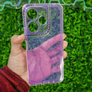CAPINHA CASETIFY TRANSPARENTE COLORIDA COM GLITTER SAMSUNG,MOTOROLA E XIAOMI