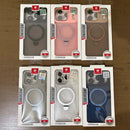 CAPINHA PREMIUM IPHONE FOSCA COM RING SUPORTE MAGNÉTICO E KIT PELÍCULA DE CÂMERA