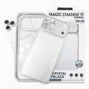 KIT 3 EM 1 CAPINHA + PELÍCULA TRASEIRA + PELÍCULA DE CÂMERA TRANSFORMA IPHONE NO VISUAL DO 17 PRO E PRO MAX