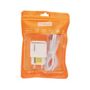 KIT CARREGADOR COM CABO TIPO C 3.1A A'GOLD