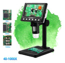 MICROSCÓPIO USB + TELA FULL HD 4.3 POLEGADAS ZOOM 1000X