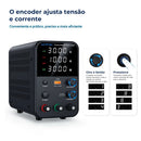 FONTE DE ALIMENTAÇÃO WANPTEK WPS3010H 30V 10A 300W
