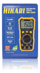 MULTÍMETRO DIGITAL HIKARI HM-1500 PROFISSIONAL