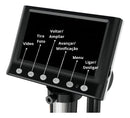 MICROSCÓPIO USB + TELA FULL HD 4.3 POLEGADAS ZOOM 1000X